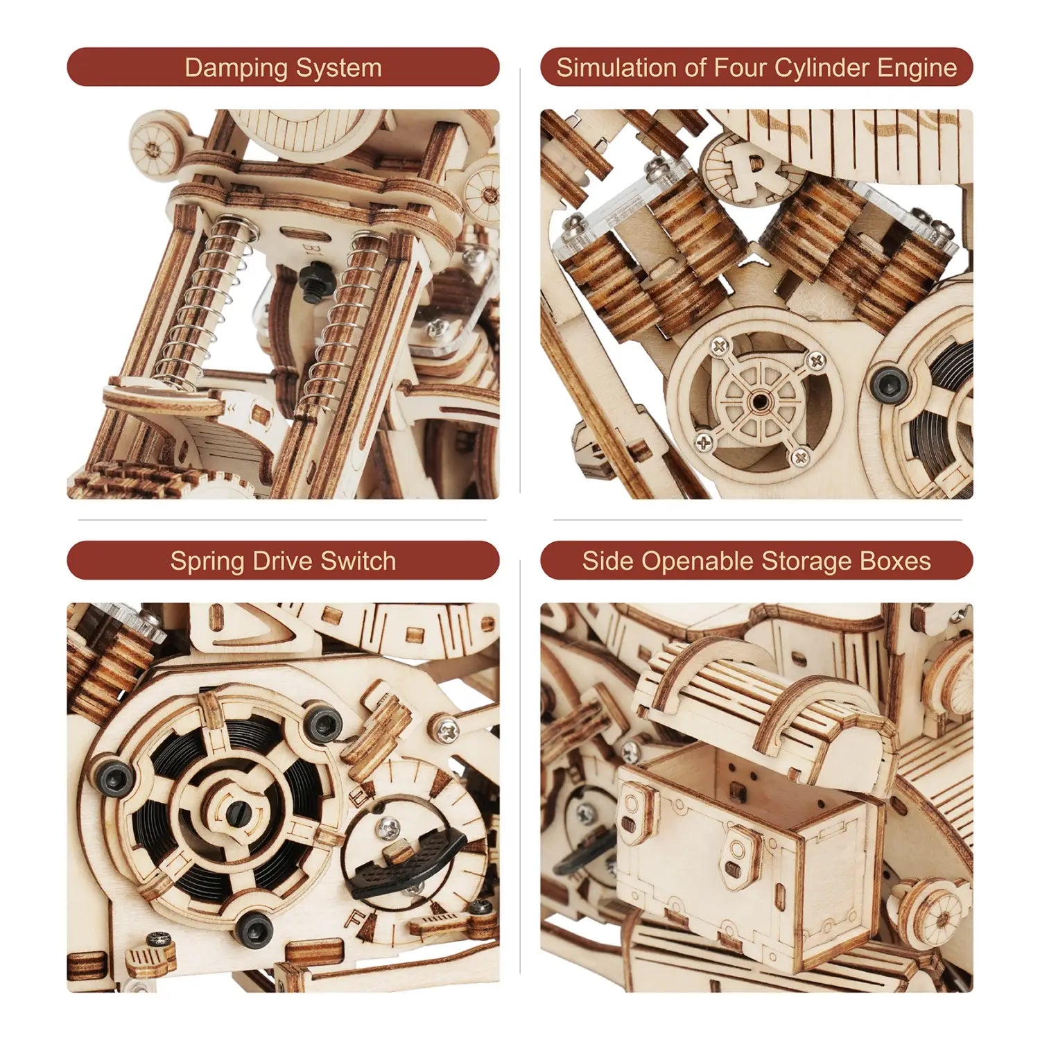 420 Piece Building Block Kit For DIY Wooden Models For Children
