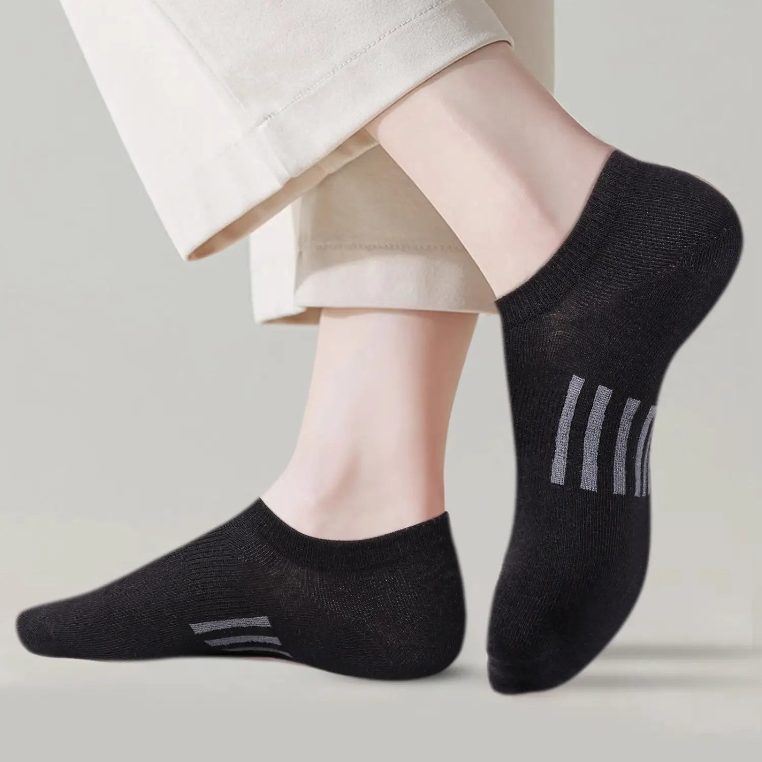 Pure Cotton Breathable Summer Thin Tight Invisible Male Socks