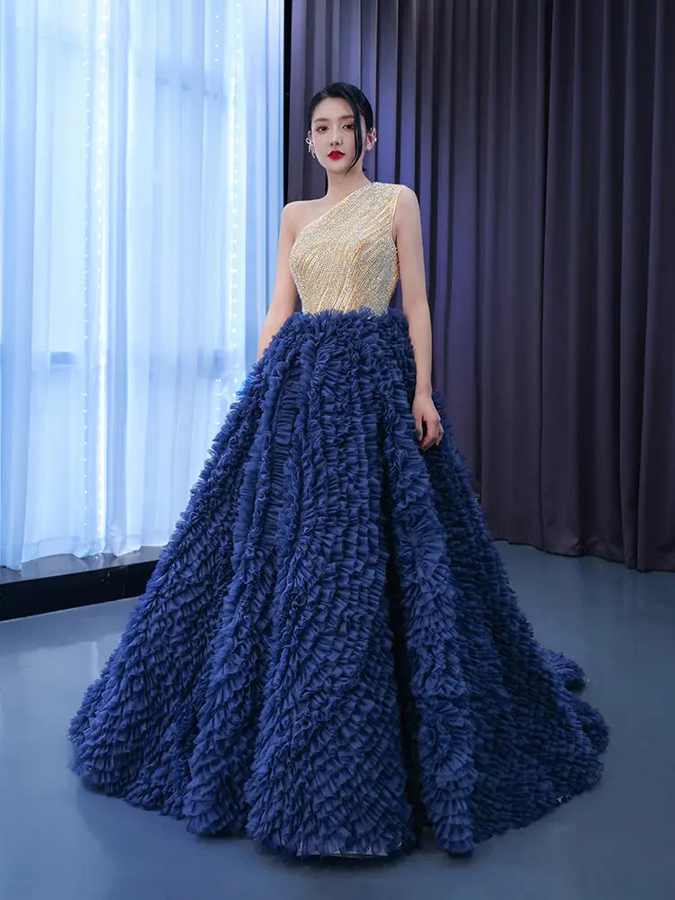 High Waist Slim Bride Singing Solo Poached Skirt