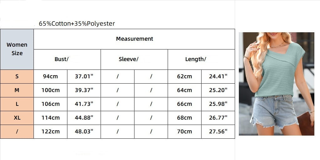Women’s Diagonal Collar Fashion Casual Short Sleeve Fashion T-shirt