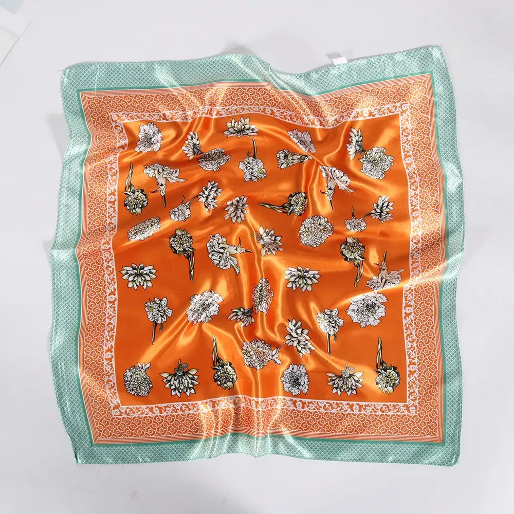 Square Towel Satin Business Work Clothes Small Scarf