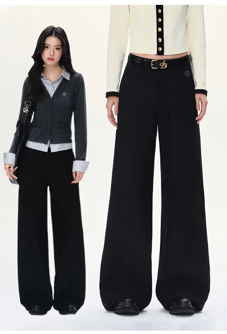 Wide Waist Suit Pants Simple Commute