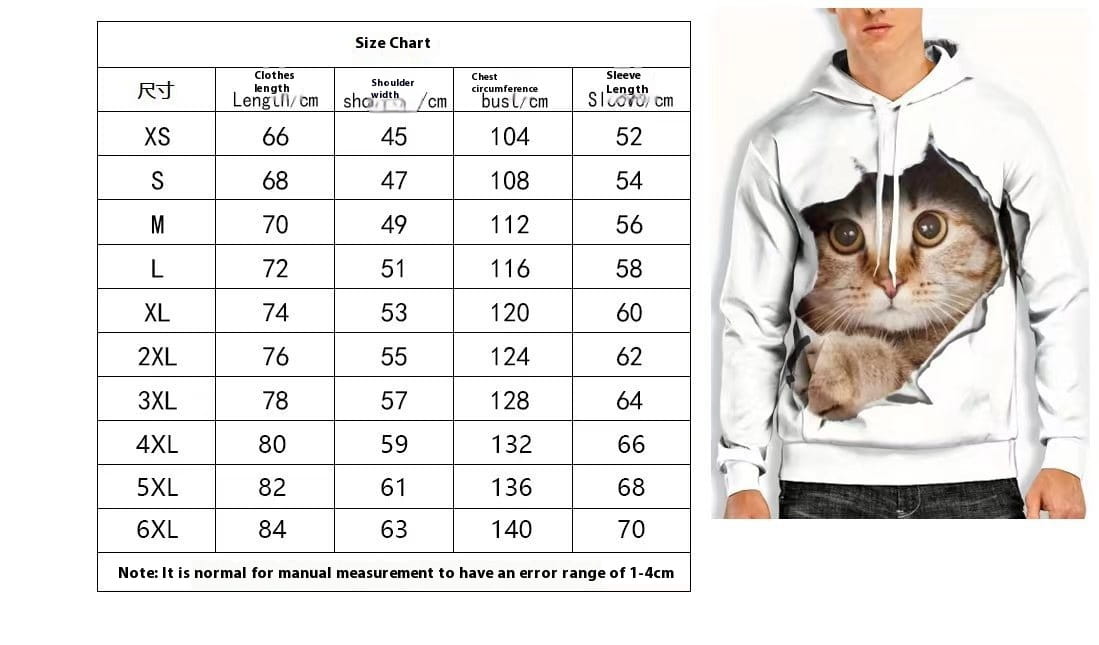 Sports Men’s Clothing Casual Retro Digital Printed Round Neck Sweater Suit