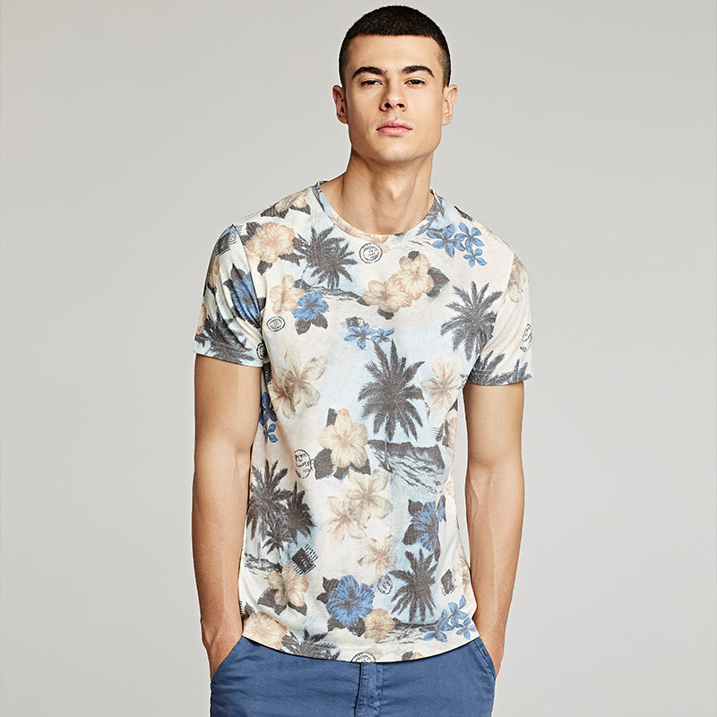 Men’s short sleeve T-shirt round neck
