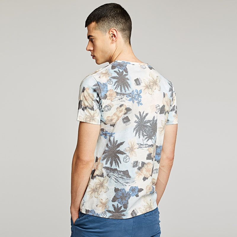 Men’s short sleeve T-shirt round neck