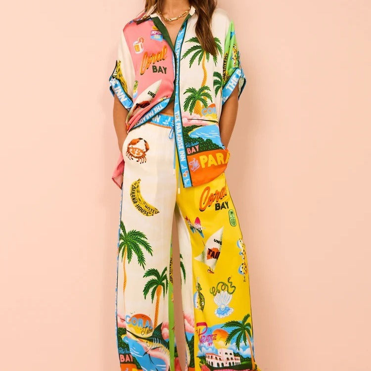 Floral Fantasy Global Luxury Fashion Find - Color / 3XL