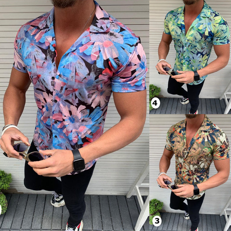 Men’s printed short sleeve