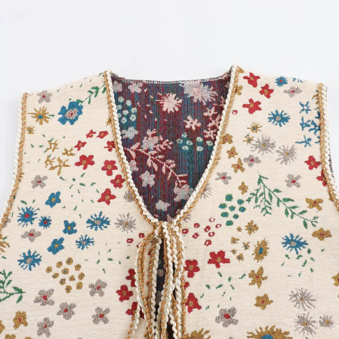 Jacquard Casual Women’s Fashion Vest