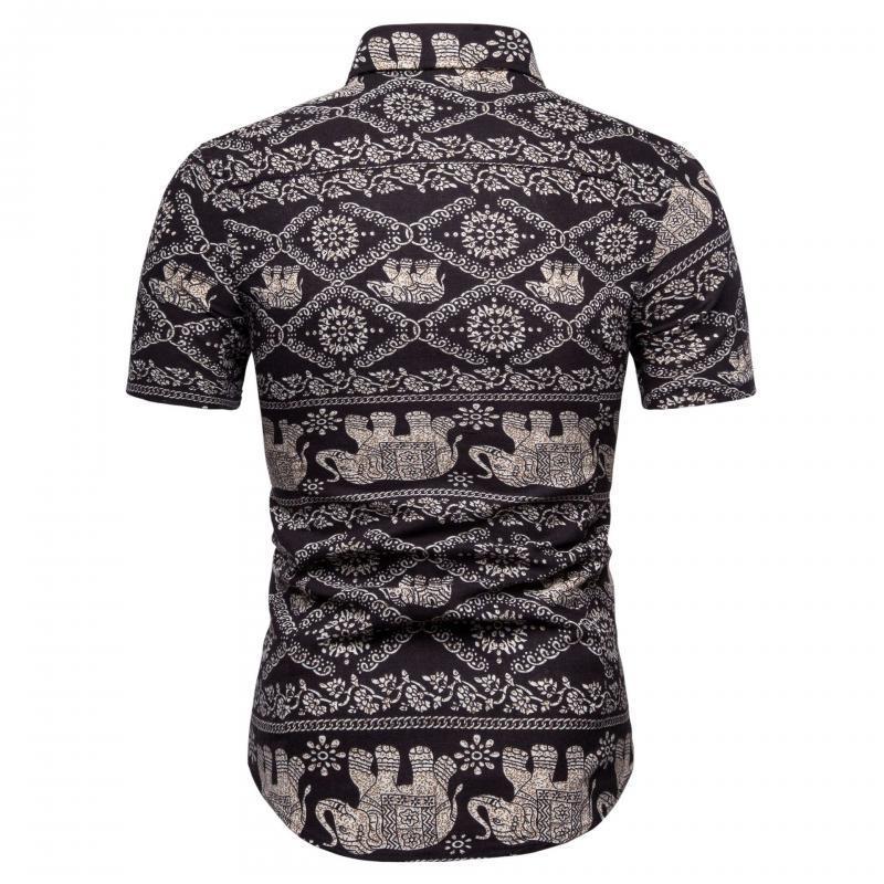Men’s Linen Shirts Slim Fit Dress Shirt