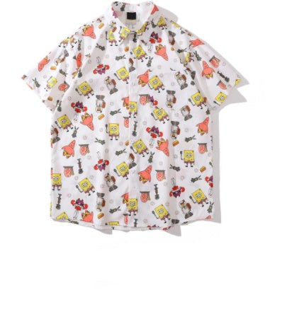 Unisex Trendy Loose Shoulder Drop Shirt For Men And Women - C201color / M
