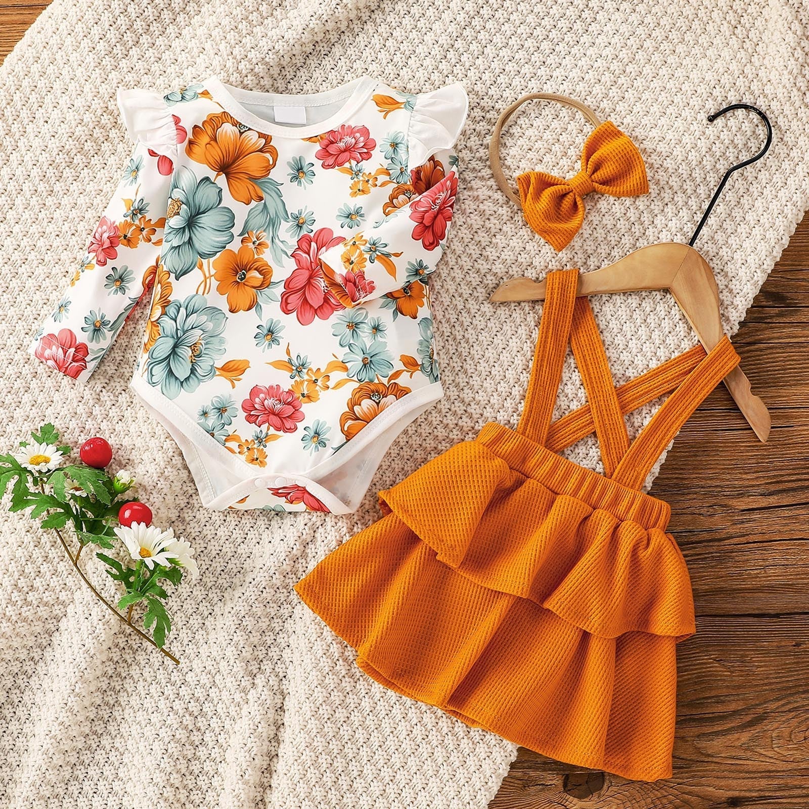 Children’s Outdoor Clothing And Baby Set