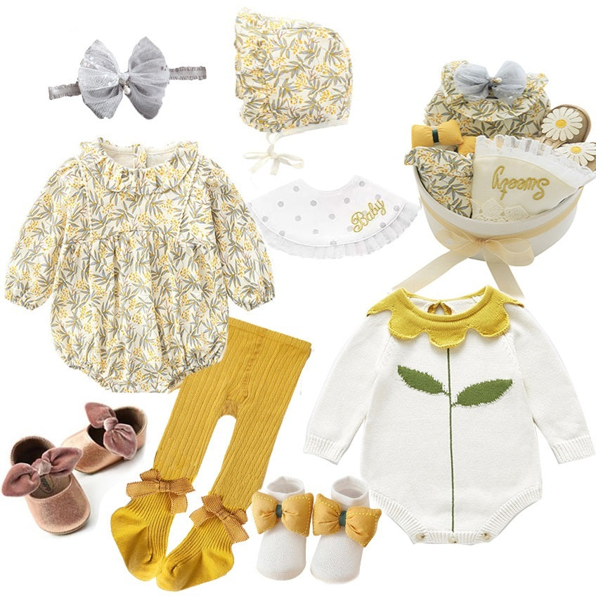 Four Seasons Baby Clothes Gift Box Newborn Set - D / 59cm