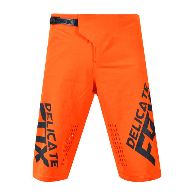 Fashion Delicate Fox Defend Shorts Mountain Bicycle Offroad Racing - Orange / S