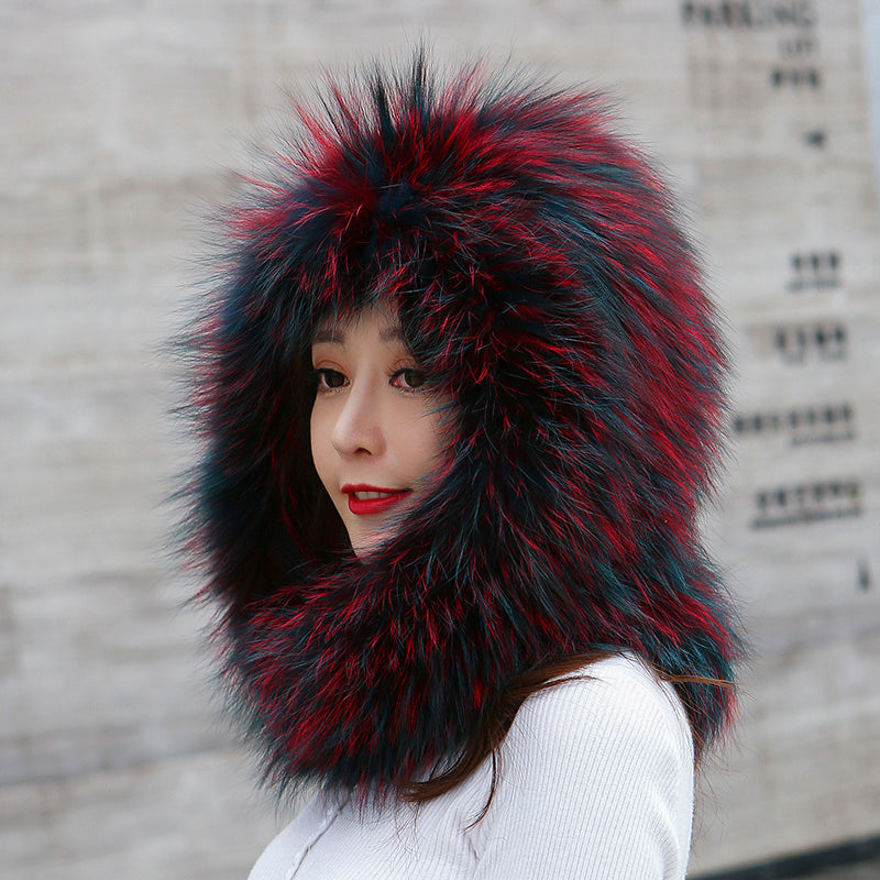 Fox fur scarf - ColorA
