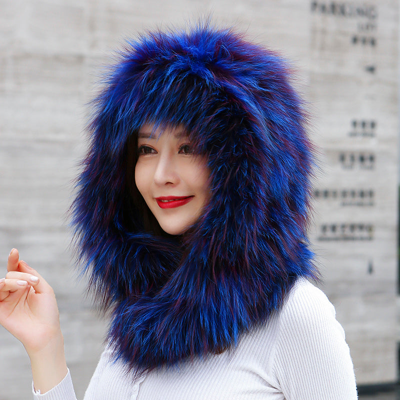 Fox fur scarf - ColorD
