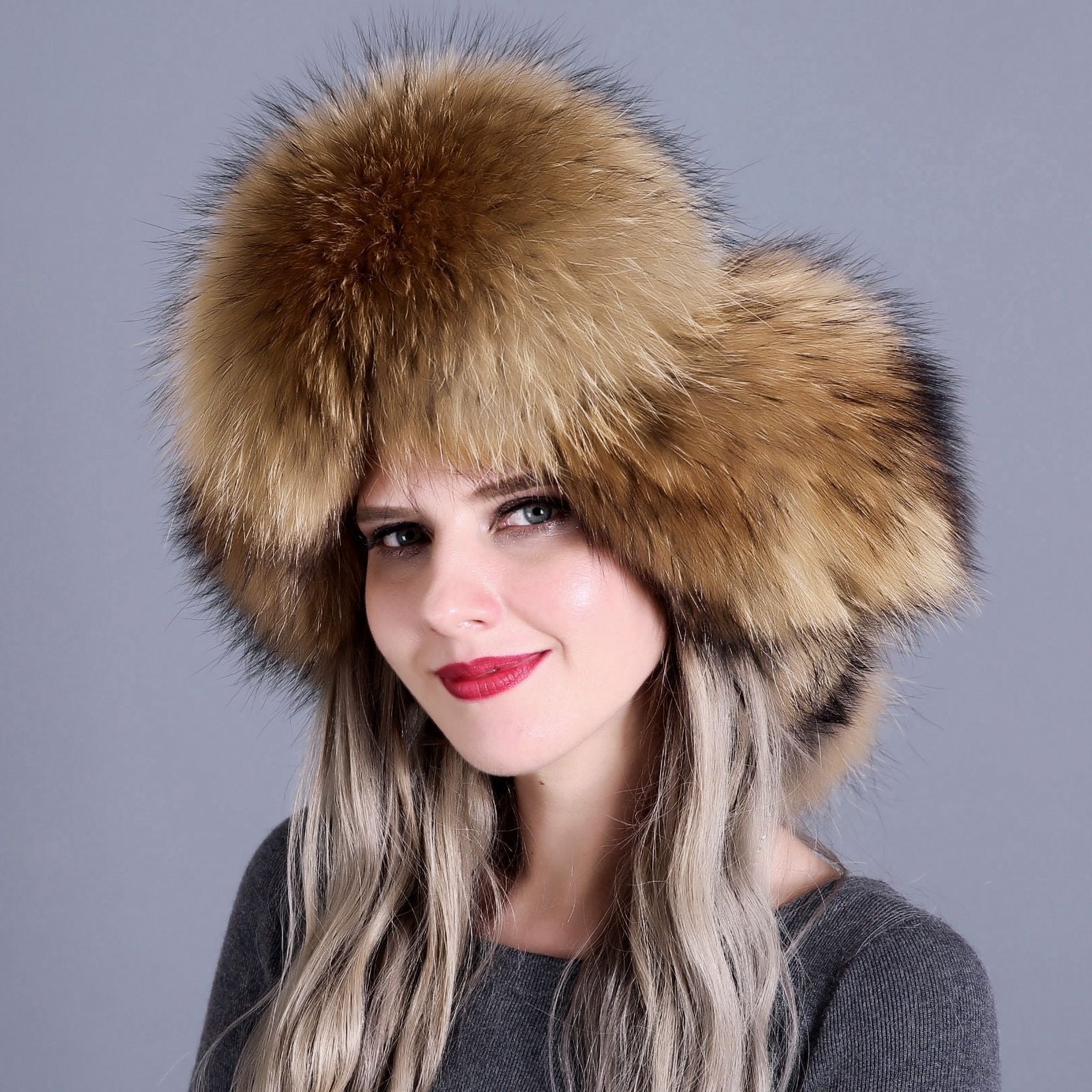 Fox Fur Women’s Hat - Brown