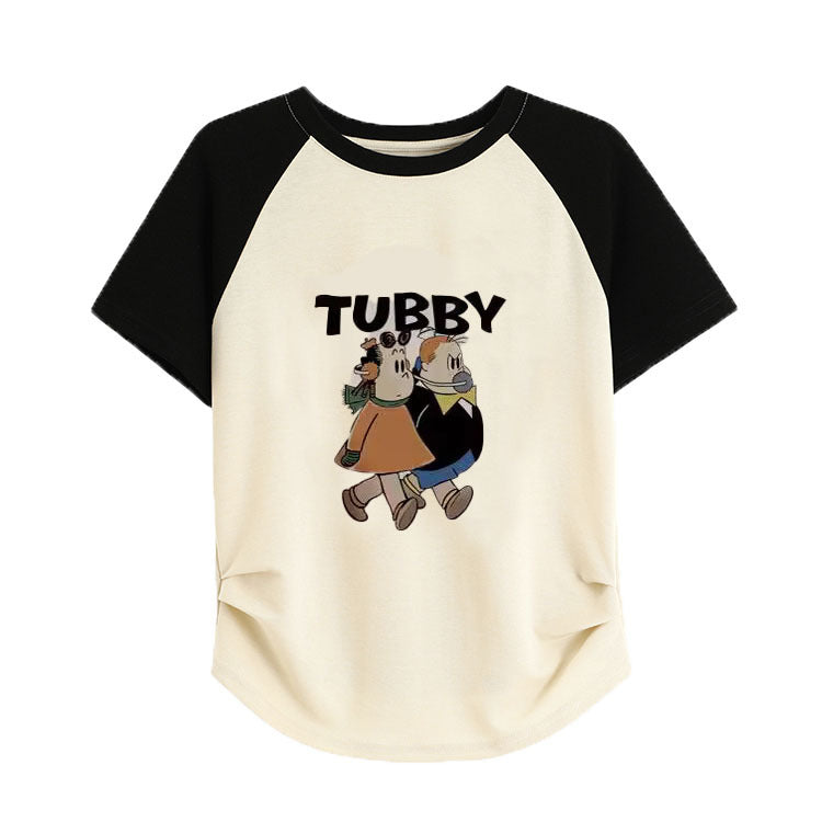 Women’s Gentle Sweet And Spicy Short T-shirt