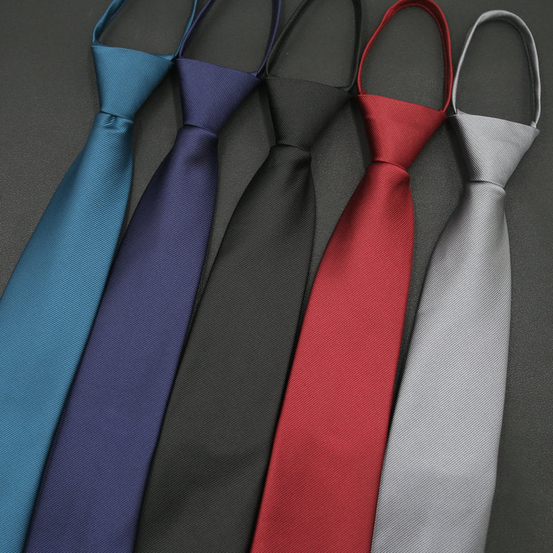 Men’s Formal Wear Business Zipper Tie-free