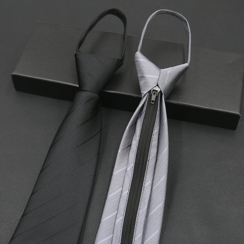 Men’s Formal Wear Business Zipper Tie-free