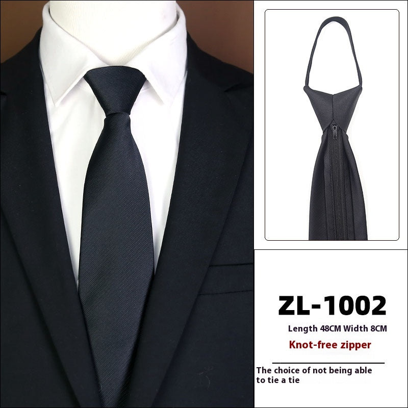 Men’s Formal Wear Business Zipper Tie-free - LZ1002