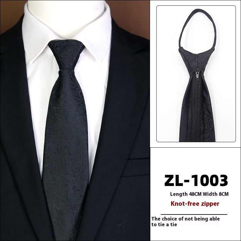 Men’s Formal Wear Business Zipper Tie-free - LZ1003