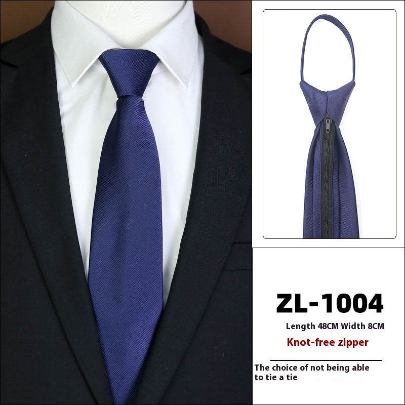 Men’s Formal Wear Business Zipper Tie-free - LZ1004