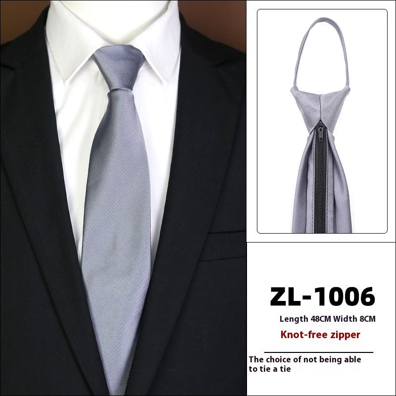 Men’s Formal Wear Business Zipper Tie-free - LZ1006