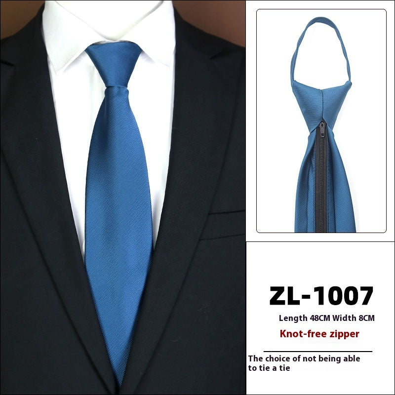 Men’s Formal Wear Business Zipper Tie-free - LZ1007