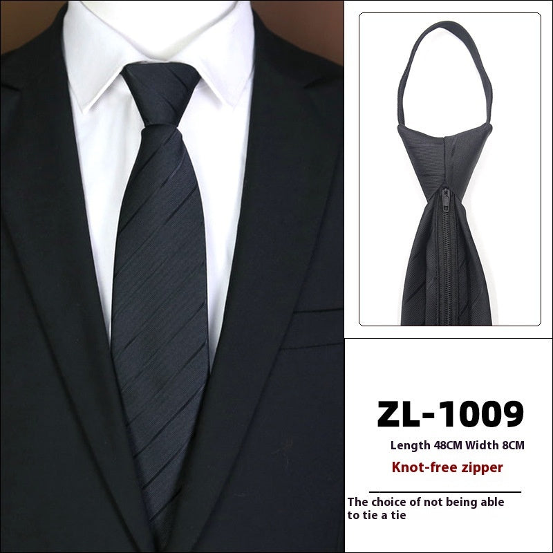 Men’s Formal Wear Business Zipper Tie-free - LZ1009