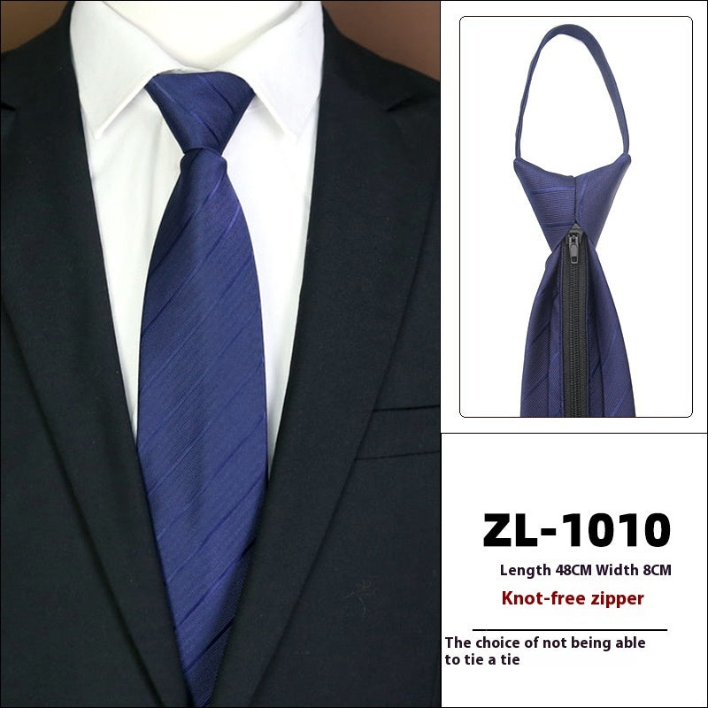 Men’s Formal Wear Business Zipper Tie-free - LZ1010