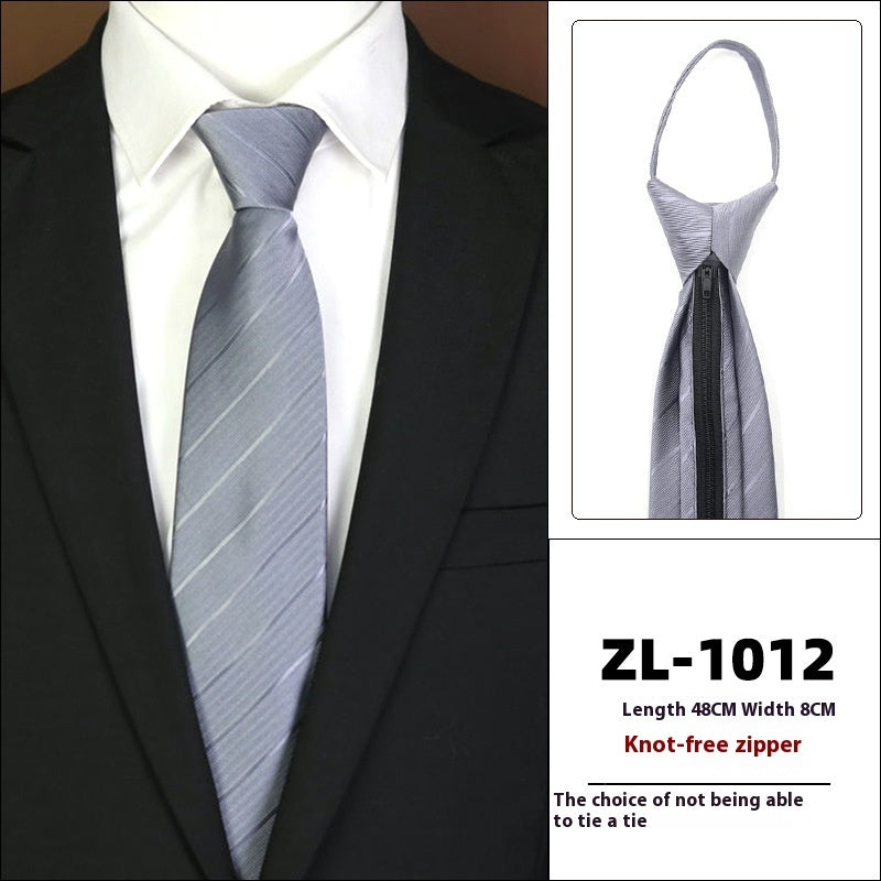 Men’s Formal Wear Business Zipper Tie-free - LZ1012