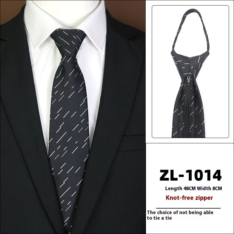 Men’s Formal Wear Business Zipper Tie-free - LZ1014