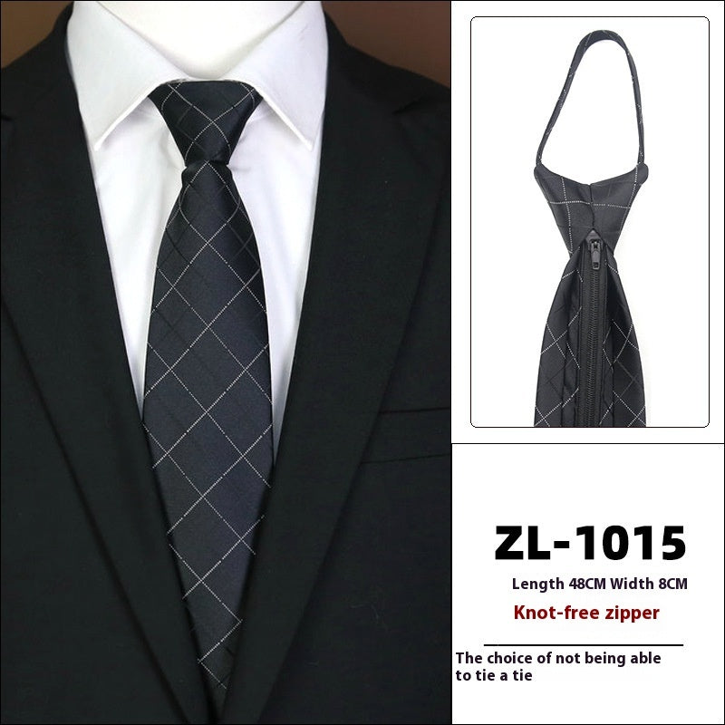 Men’s Formal Wear Business Zipper Tie-free - LZ1015