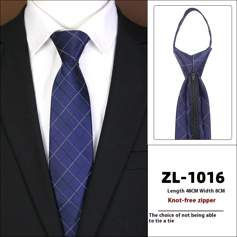 Men’s Formal Wear Business Zipper Tie-free - LZ1016