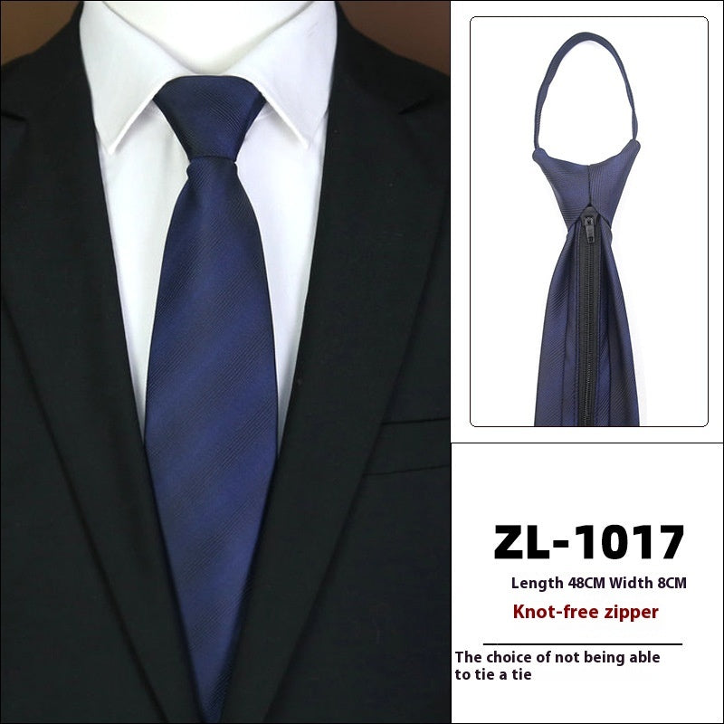 Men’s Formal Wear Business Zipper Tie-free - LZ1017