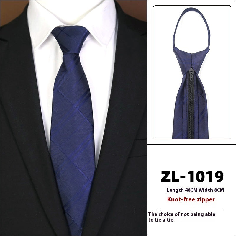 Men’s Formal Wear Business Zipper Tie-free - LZ1019