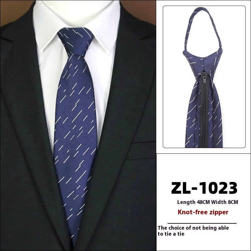 Men’s Formal Wear Business Zipper Tie-free - LZ1023