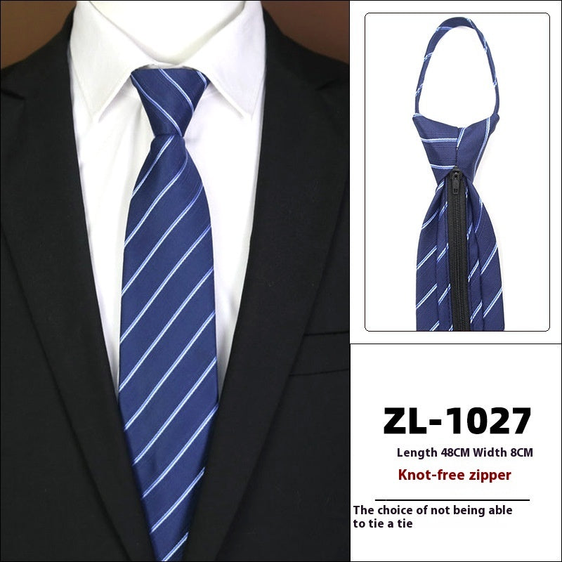 Men’s Formal Wear Business Zipper Tie-free - LZ1027