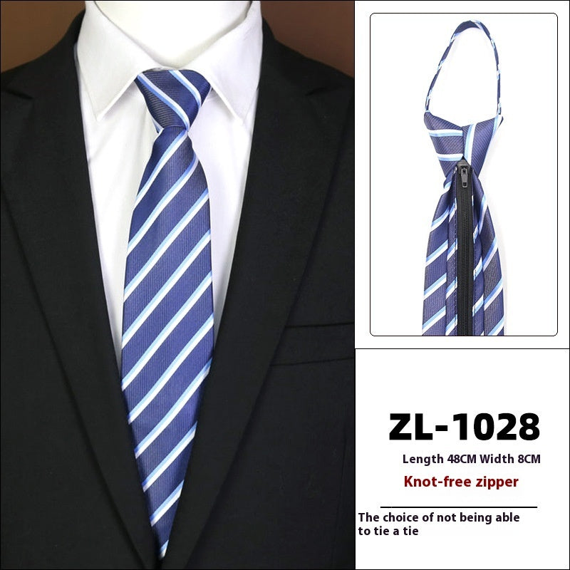 Men’s Formal Wear Business Zipper Tie-free - LZ1028