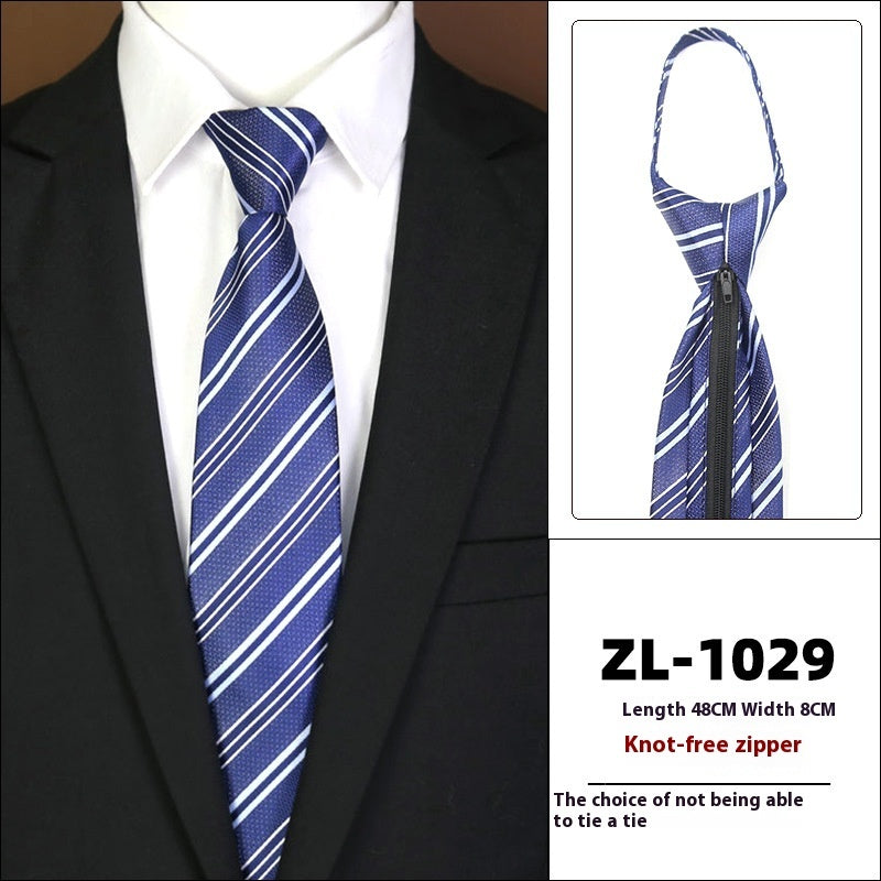 Men’s Formal Wear Business Zipper Tie-free - LZ1029