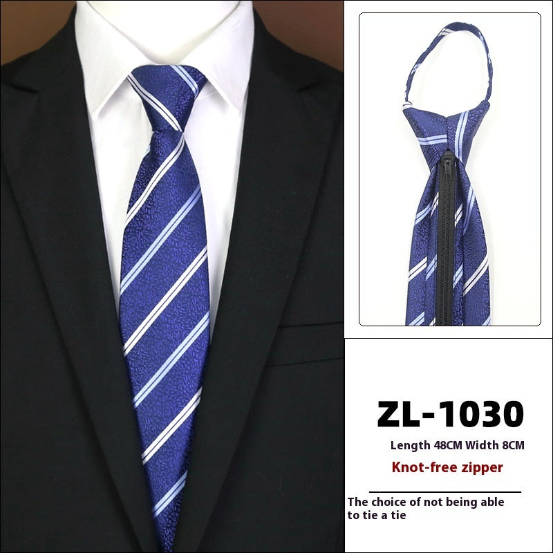Men’s Formal Wear Business Zipper Tie-free - LZ1030