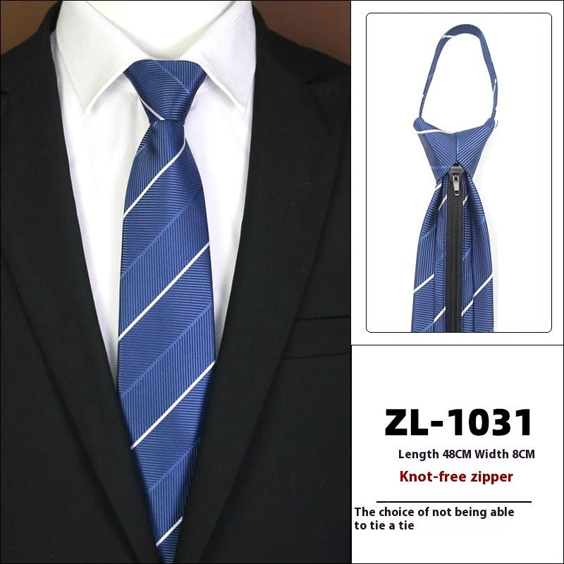 Men’s Formal Wear Business Zipper Tie-free - LZ1031