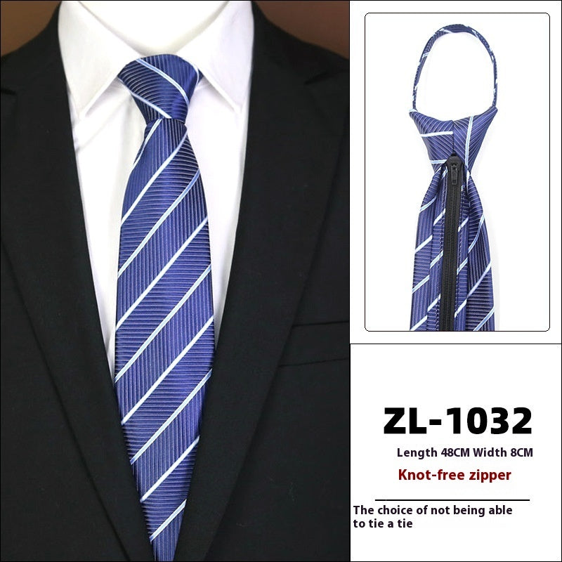 Men’s Formal Wear Business Zipper Tie-free - LZ1032