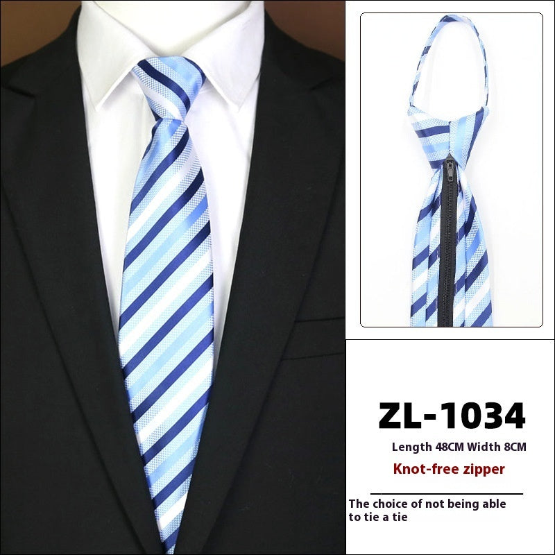 Men’s Formal Wear Business Zipper Tie-free - LZ1034