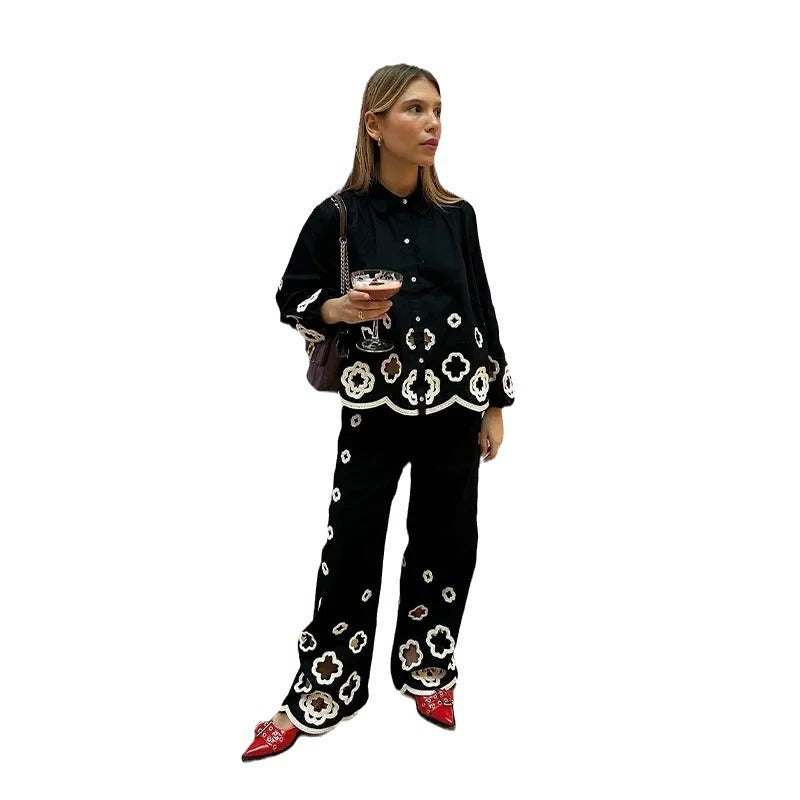 Geometric Bloom Luxury Clothing Set