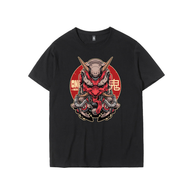 Ghost King printed casual T-shirt - Black / M