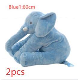 Elephant Doll Pillow Baby Comfort Sleep With - Blue1 2pcs