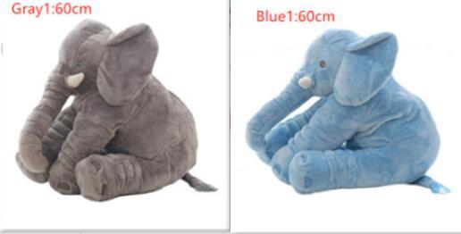Elephant Doll Pillow Baby Comfort Sleep With - Gray1 and Blue1