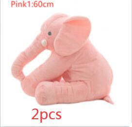 Elephant Doll Pillow Baby Comfort Sleep With - Pink1 2pcs