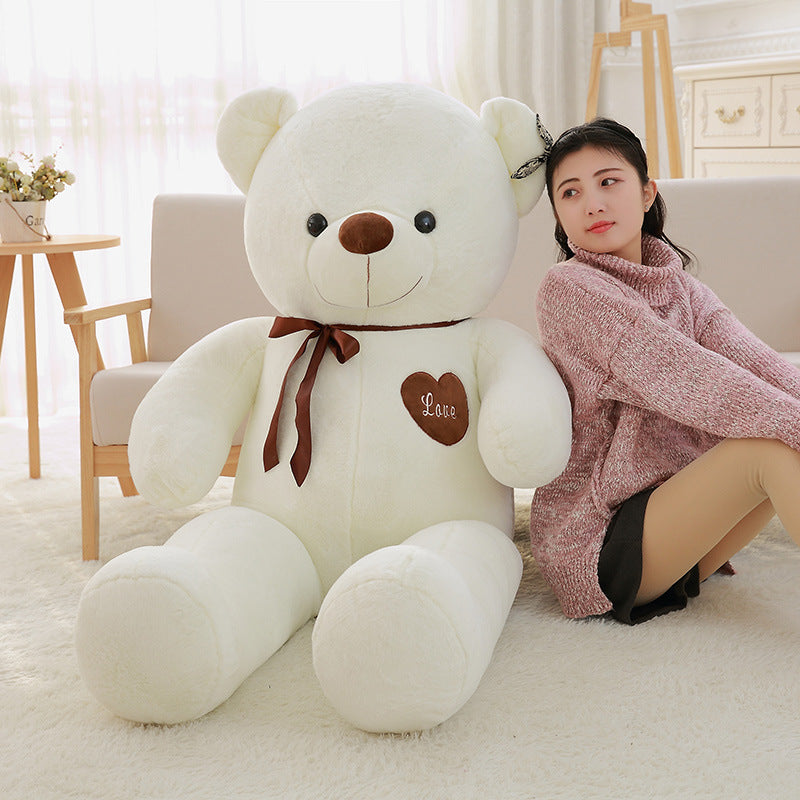 Plush Teddy Bear Teddy Bear Doll Ragdoll - White / 100cm